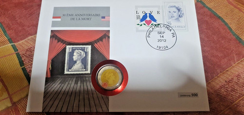 Monaco numisbrief grace - monaco,