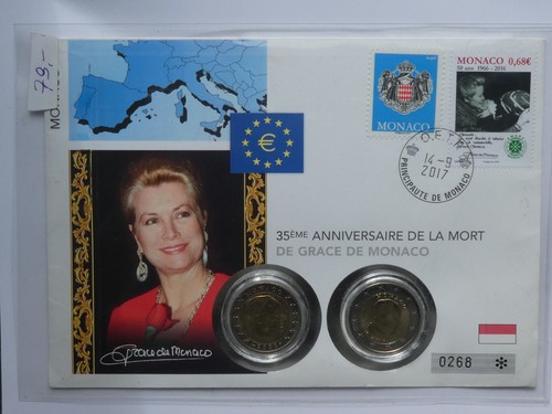 Monaco lettera numismatica - monaco,,