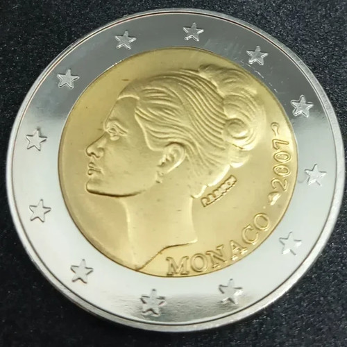 Grace kelly mónaco 2007 - 2€,